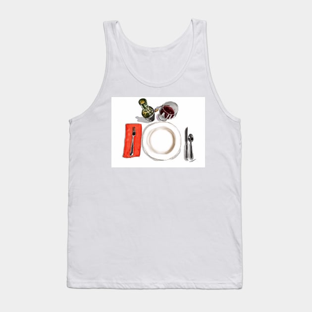 Cabernet with Dinner! Tank Top by kschowe